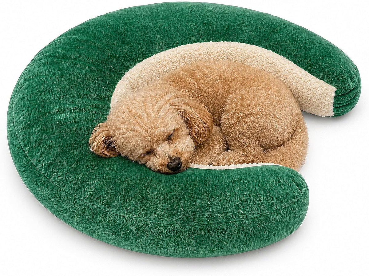 Pet Pillow Calming Soft Plush U-Shaped Neck Support Dogs Cats