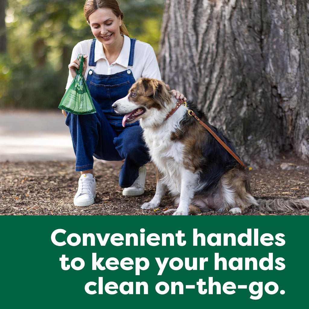 Earth Rated Dog Poop Bags for Dogs, 120 Easy Tie Handle Bags, Lavender