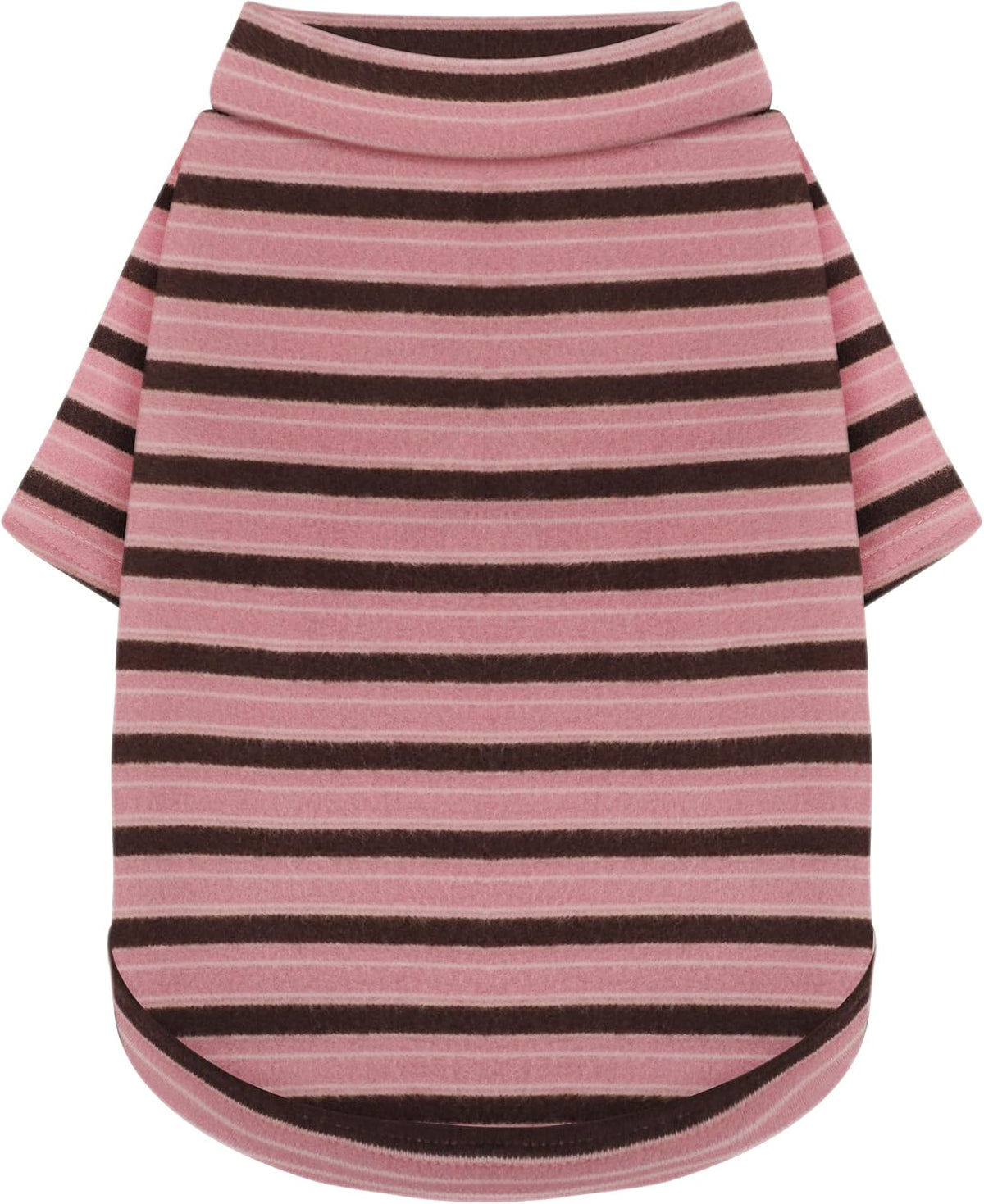Stylish Striped Block Dog Shirt Breathable Clothes Red&Blue M