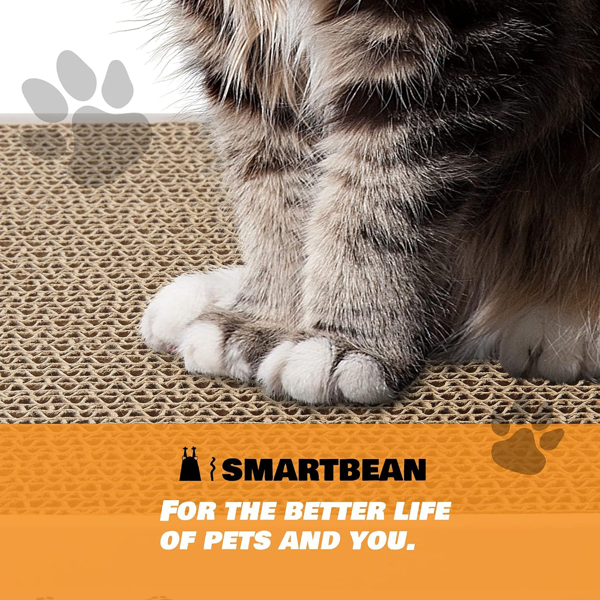 Cardboard Scratcher Pad Scratching Post:Smartbean 3PCS Cat Cardboard,Cat Scratch Pad,Cat Post,Double-Sided Design for Do