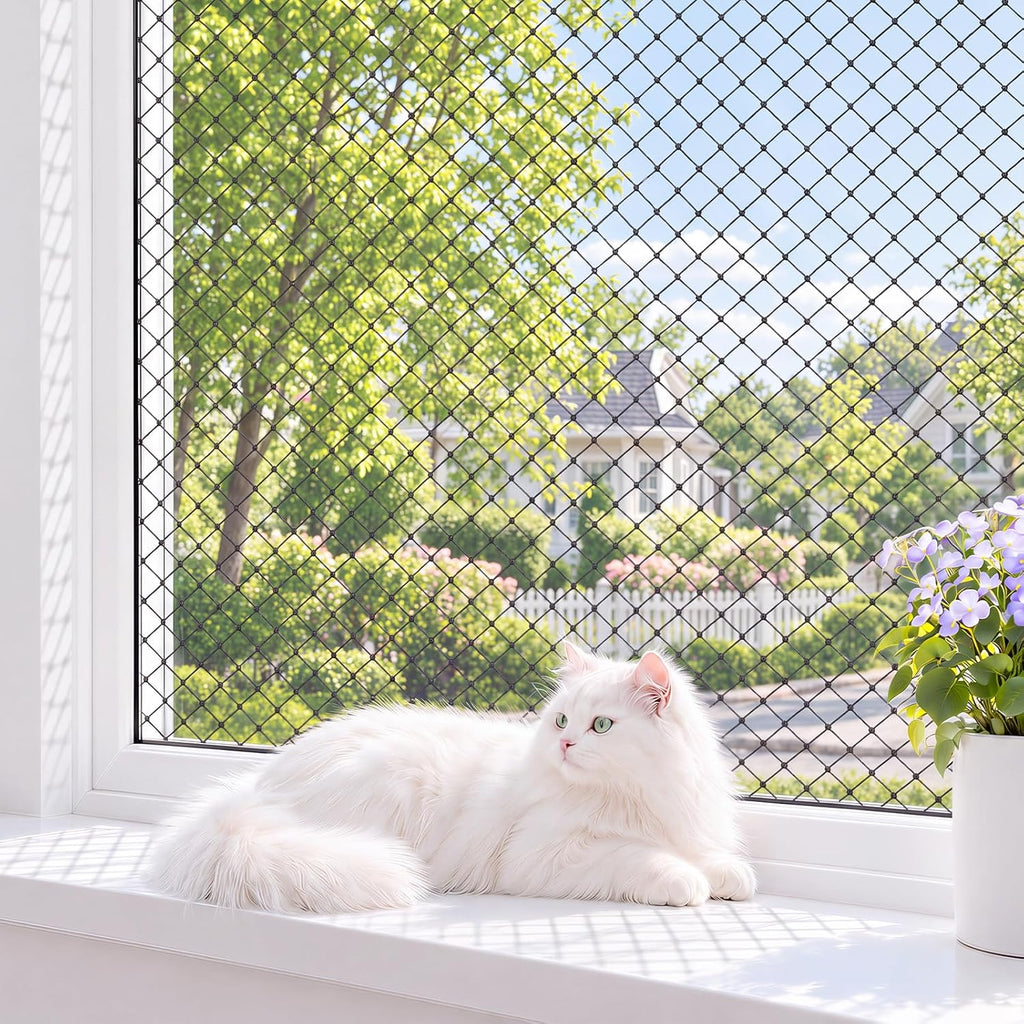 Cat Netting Balcony, 10 x 26 ft Safety Net Mesh for Pets