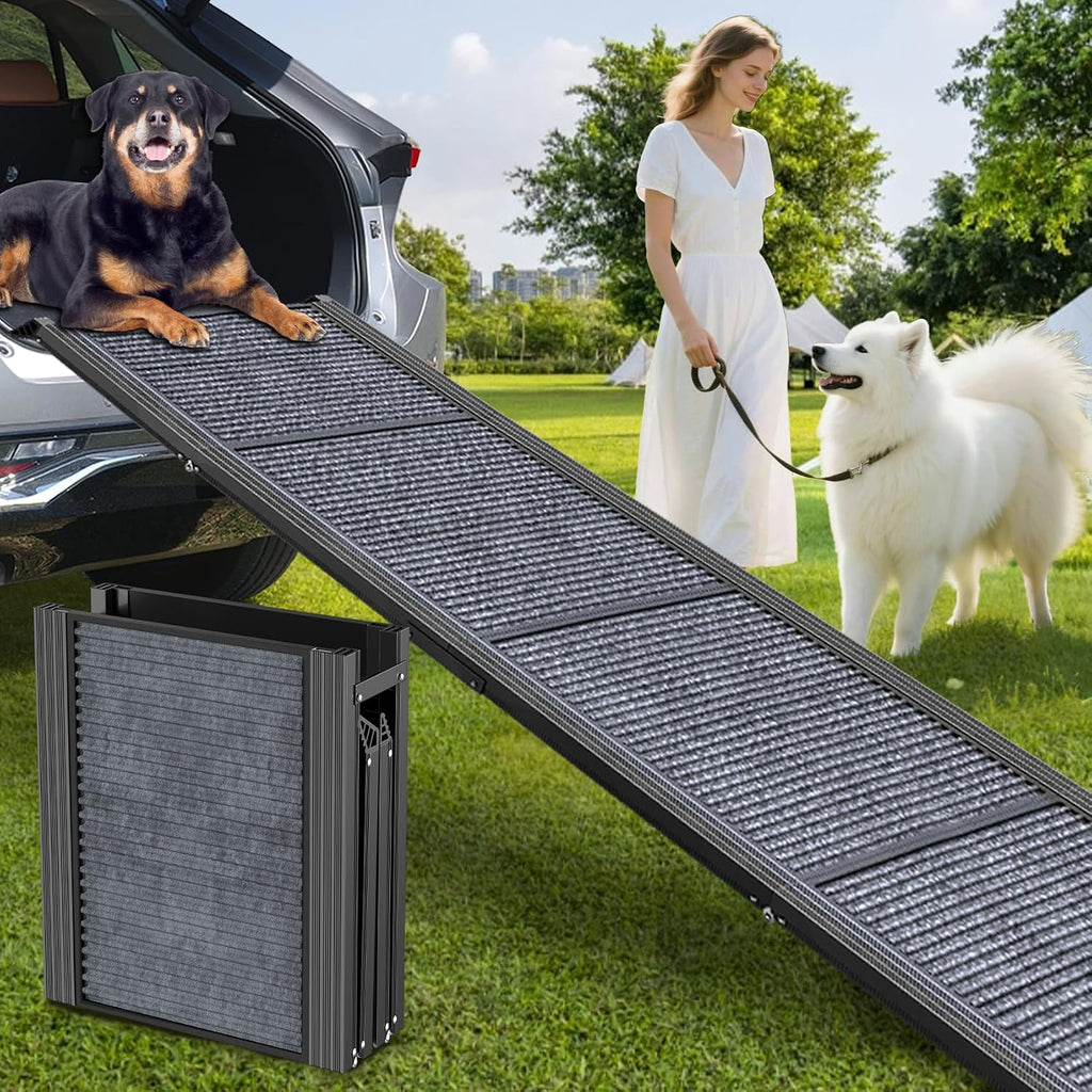 Dog Ramp for Car Truck 63" L × 17" W, Pet Ramp Lightweight Foldable