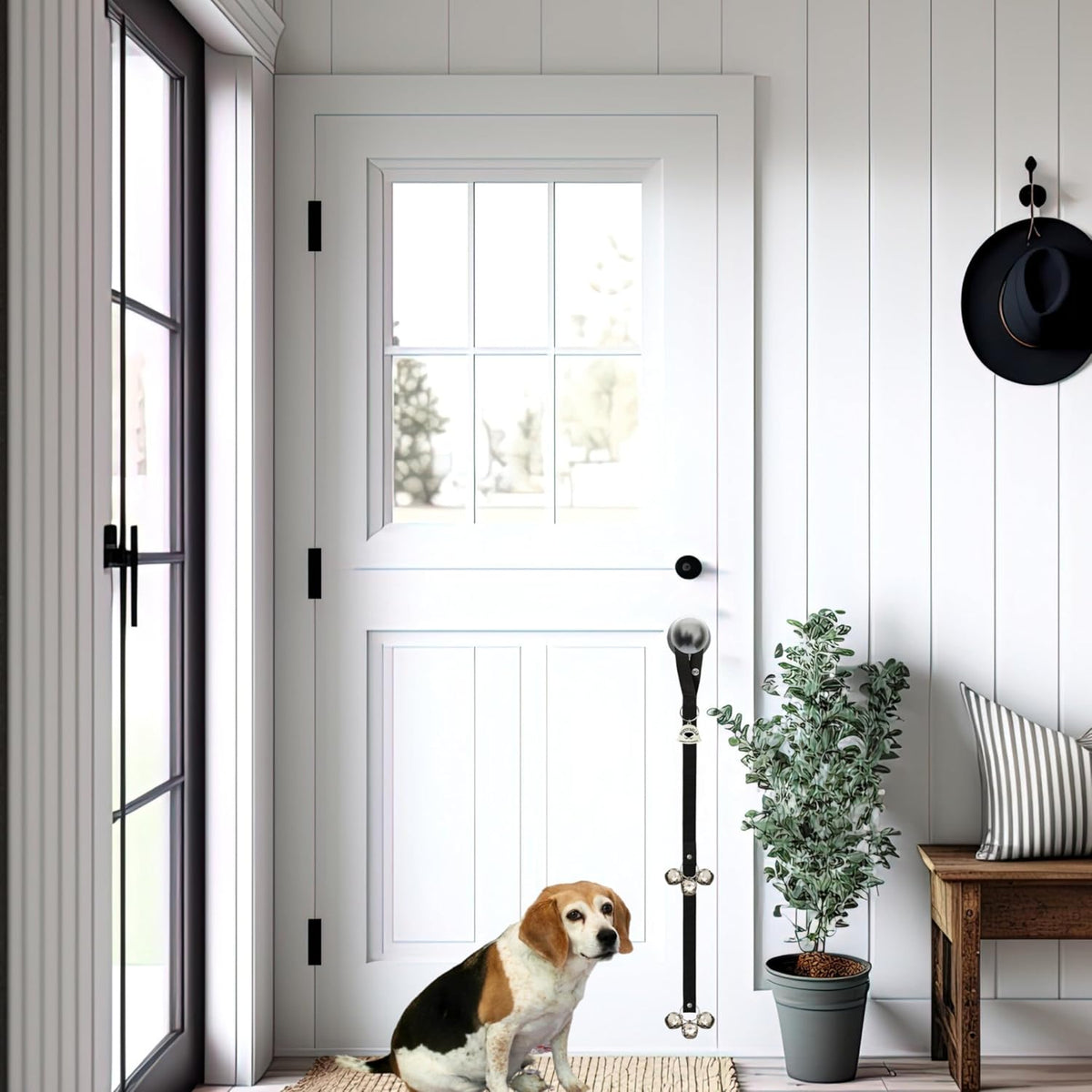 Caldwell's Pet Supply Co. Dog Potty Bells, Dog Door Bell, Bells to Go Outside, Potty Training Bell, Dogs Doorbell, Dogs 