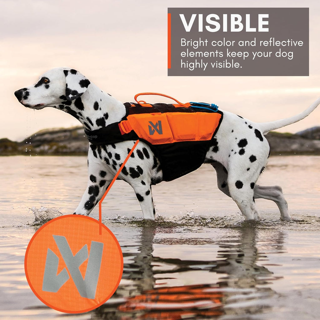 Non-stop dogwear Protector Life Jacket, Innovative Dog Life Jacket, Breathable Dog Swimming Vest with Ergonomic Design f