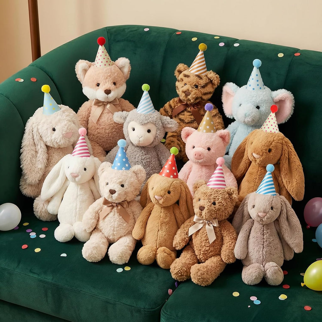 10pcs Colorful Mini Party Hats, Cute Party Hats for Stuffed Animals
