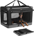 Feandrea Collapsible Dog Crate, Portable Pet Travel Crate, 48 Inches