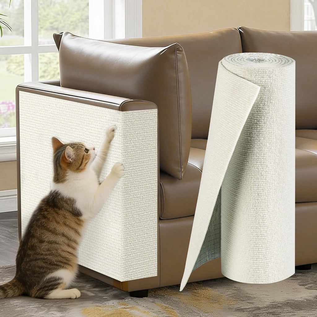 Cat Scratch Couch Furniture Protector, 78.7" x 15.8" Cat Scratcher Pad