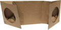 Dezi & Roo Hide and Sneak Collapsible Paper Cat Tunnel - Made in USA - Designed by a Feline Vet - Interactive Cat Toy - 