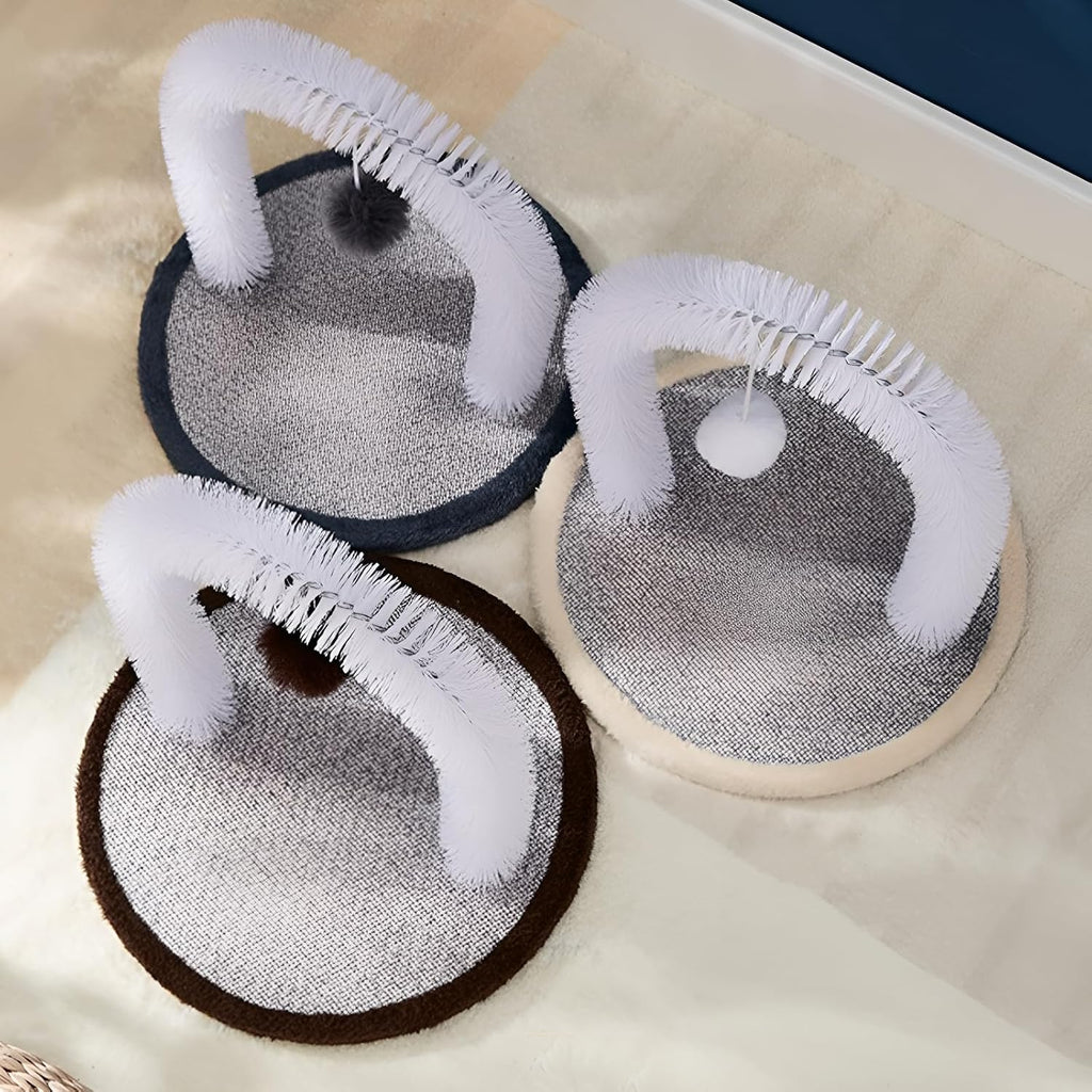 Cat Arch Self Groomer Brush, Beige