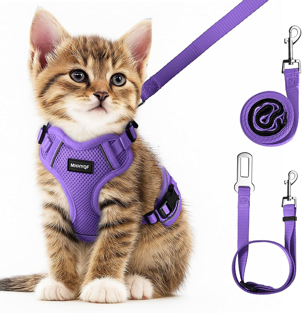 Cat Harness and Leash Set, Adjustable Cat Vest Harnesses