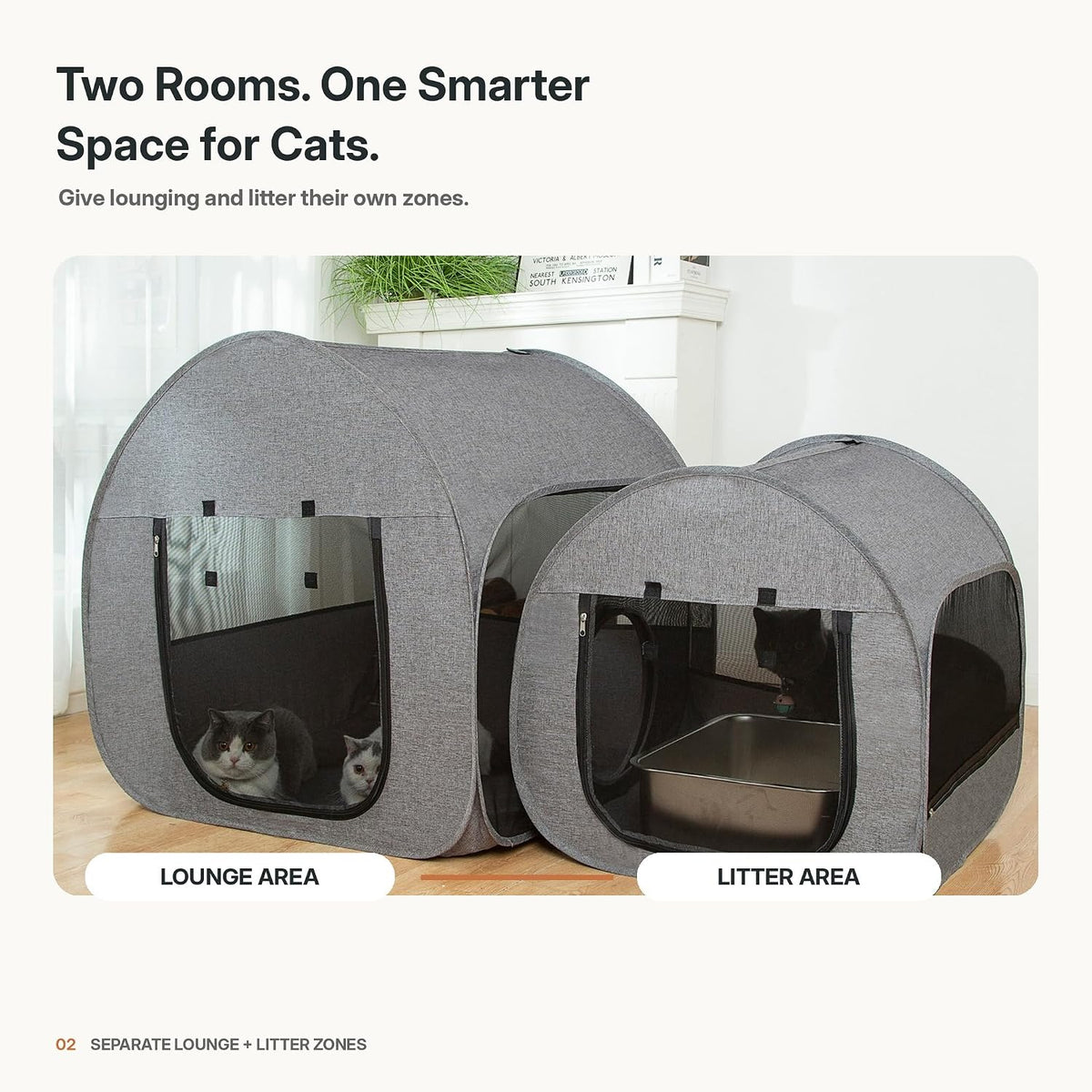Portable Cat Playpen, Delivery Room, Enclosure, Postoperative Recovery, House Design for Better Standing, Foldable Pet T