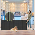 Reinforced 80 Inch Retractable Baby Gate Extra Wide Baby Gate for Wide Openings, Indoor/Outdoor Retractable Dog Gate for