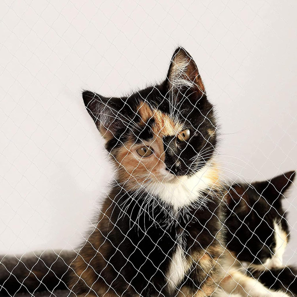 Cat Balcony Net Cat Anti-Fall Fence Net Dog Fence Nets Transparent Nylon Pet Mesh Fence Anti-Fall Netting for Balcony Wi