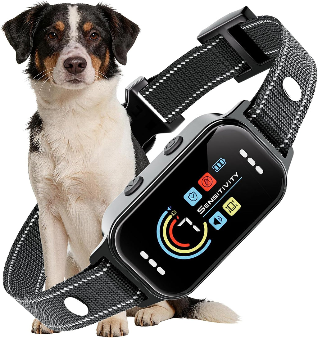 Dog Bark Collar 2 Pack, Auto Anti Barking Collar for Large Medium Small Dogs 11-120lbs, 7 Sensitivity Levels, 5 Safe Tra