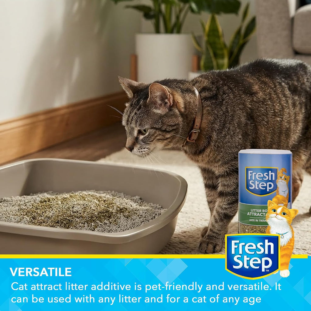 Fresh Step Attractant, Cat Litter Powder, Litter Training Aid, 9 oz