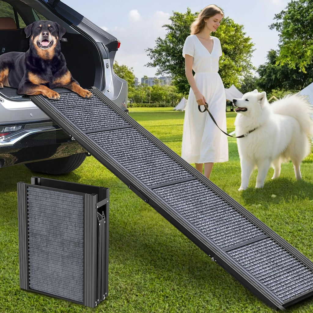 Dog Ramp for Car Truck 63" L × 17" W, Pet Ramp Lightweight Foldable