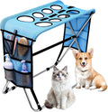 Dog Grooming Stand for Bathing, 8-Hole Support, Small & Medium Dogs & Cats