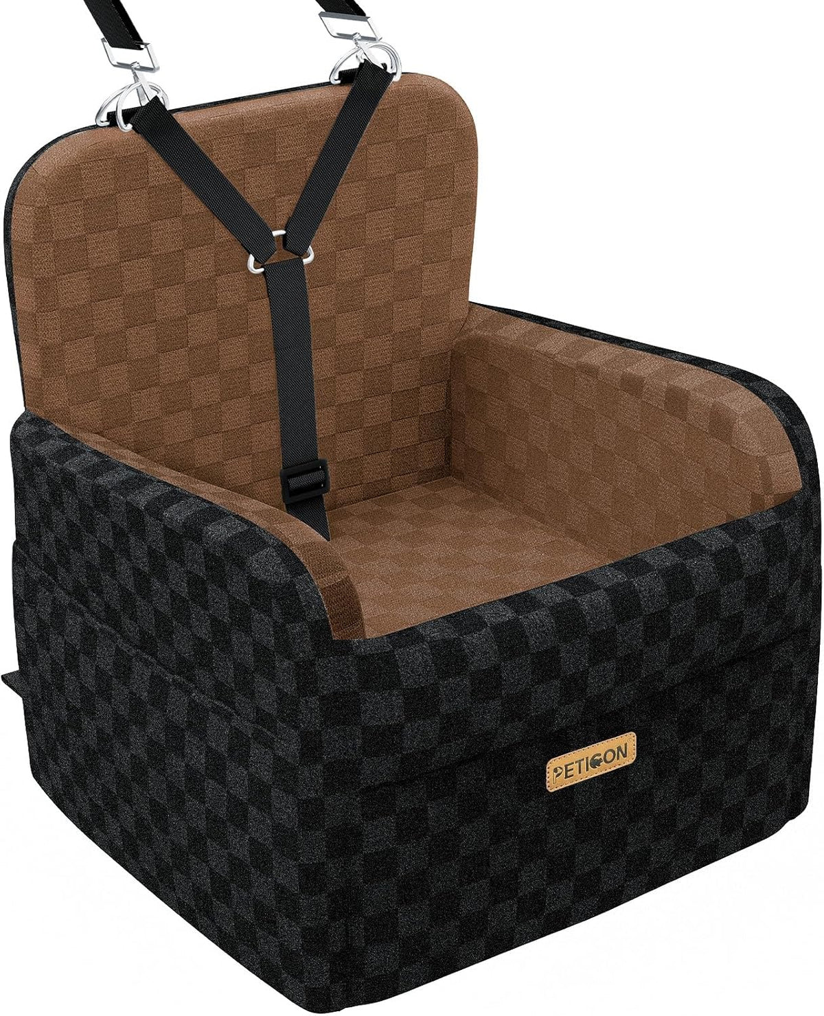 Waterproof Dog Car Seat for Small Medium Dogs, 6in Memory Foam
