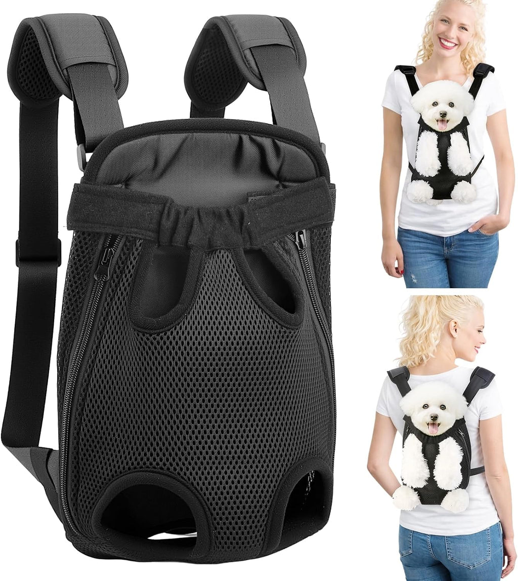 Mosago Dog Backpack Carrier with Thick Padded Bottom Support, 10–16 lbs