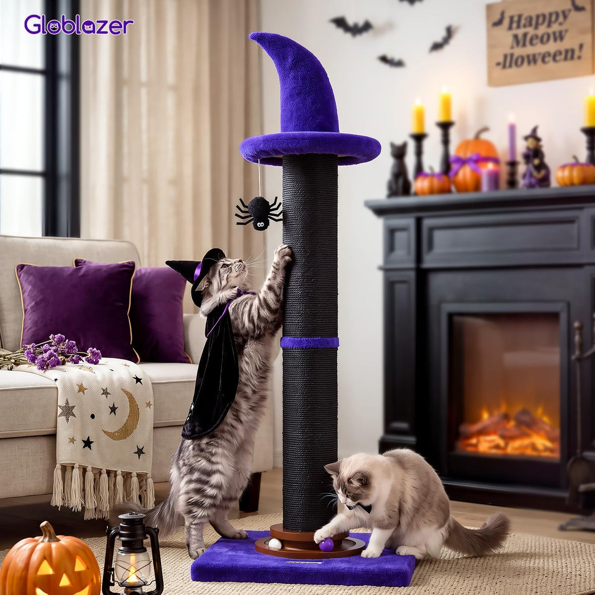 Globlazer 39in Cat Scratching Post for Indoor Cats Adults and Kittens, SC39