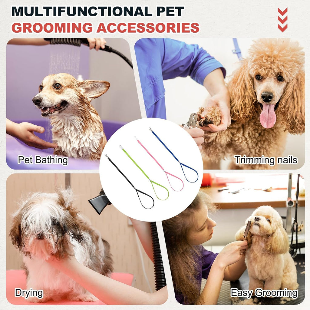 Pet Dog Grooming Loop, Dog Cat Safety Rope, 4Pcs