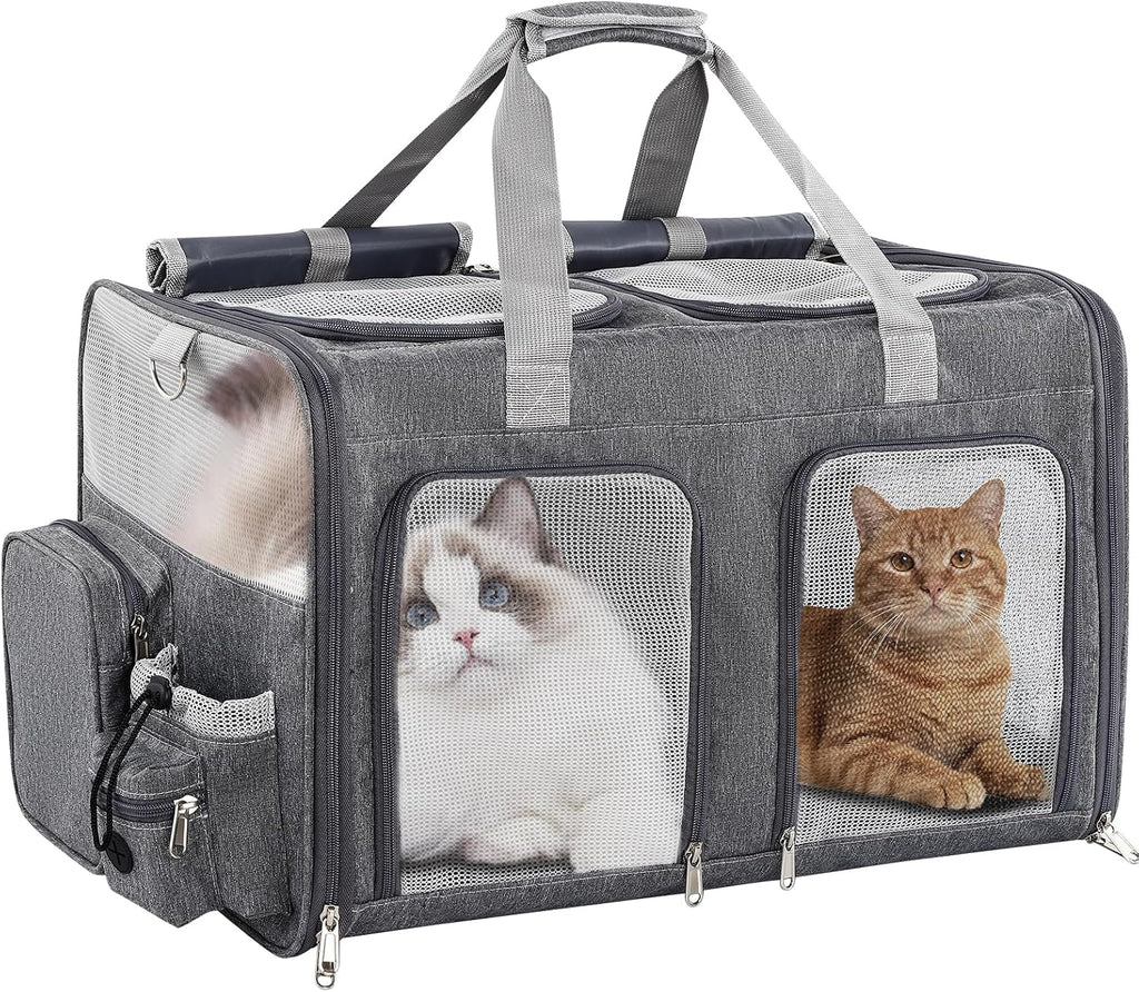 Cat Carrier for 2 Cats Double Pet Carrier Extra Large Green 2026 Upgraded
