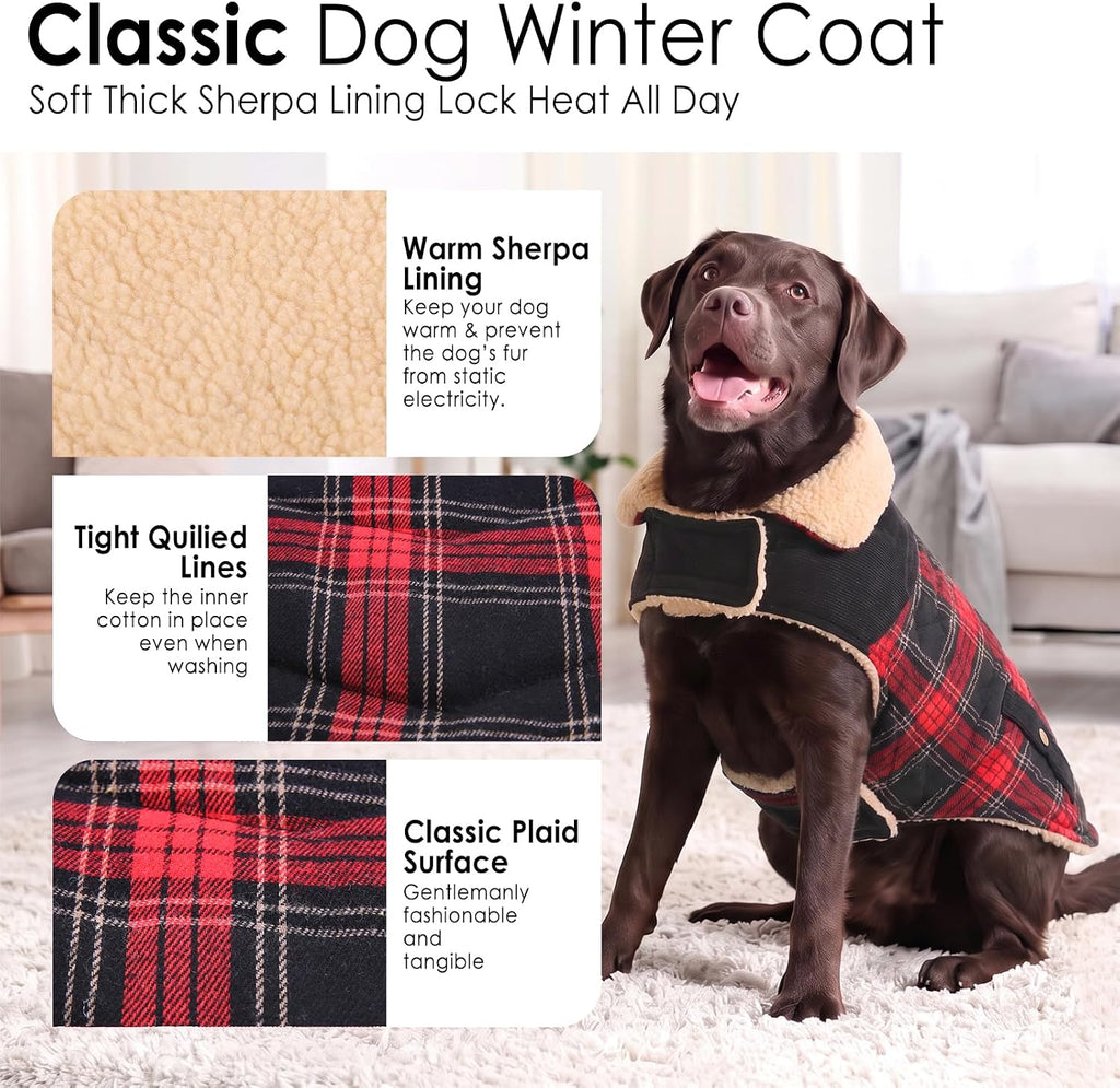 Dog Winter Coats for Small Dogs Puppies, Pet Thick Warm Jacket for Bichon