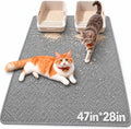 GRELY Cat Litter Mat, 47 x 28 Extra Large Waterproof Litter Box Mat