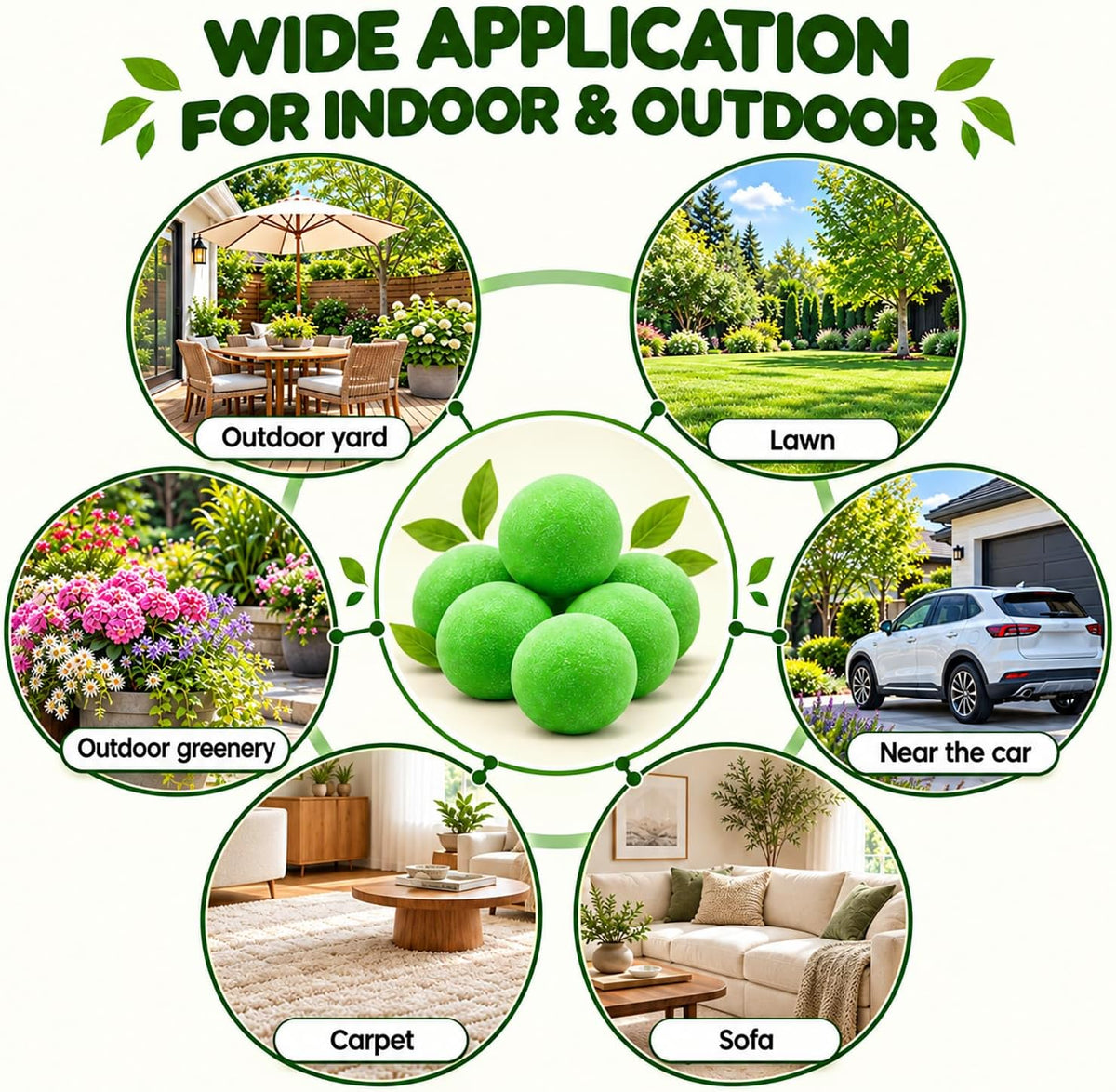 Cat Repellent Outdoor&Indoor, Cat Repellent Balls 10 Pack