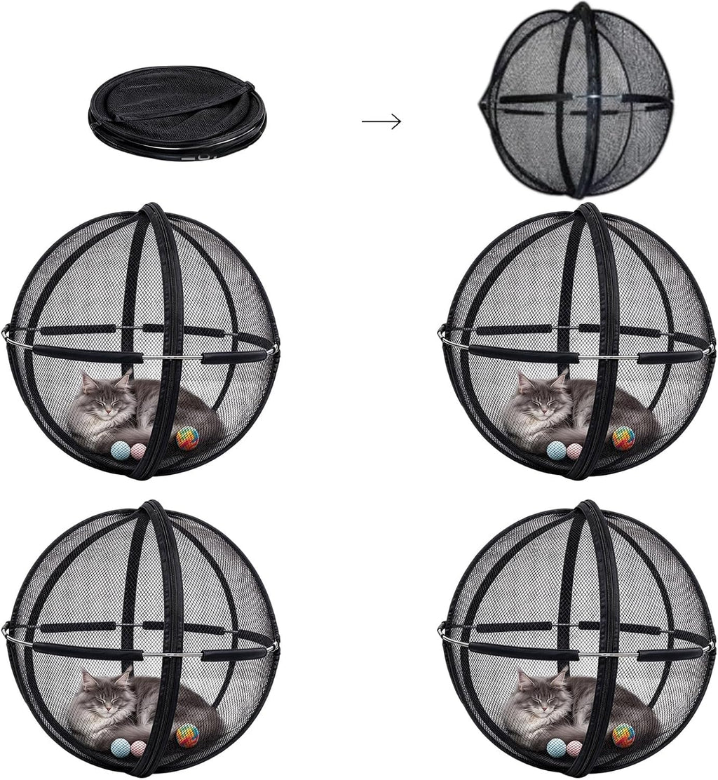 2027 Cat Hamster Ball for Outside, Hamster Ball for Cats, Rolly Cat Ball