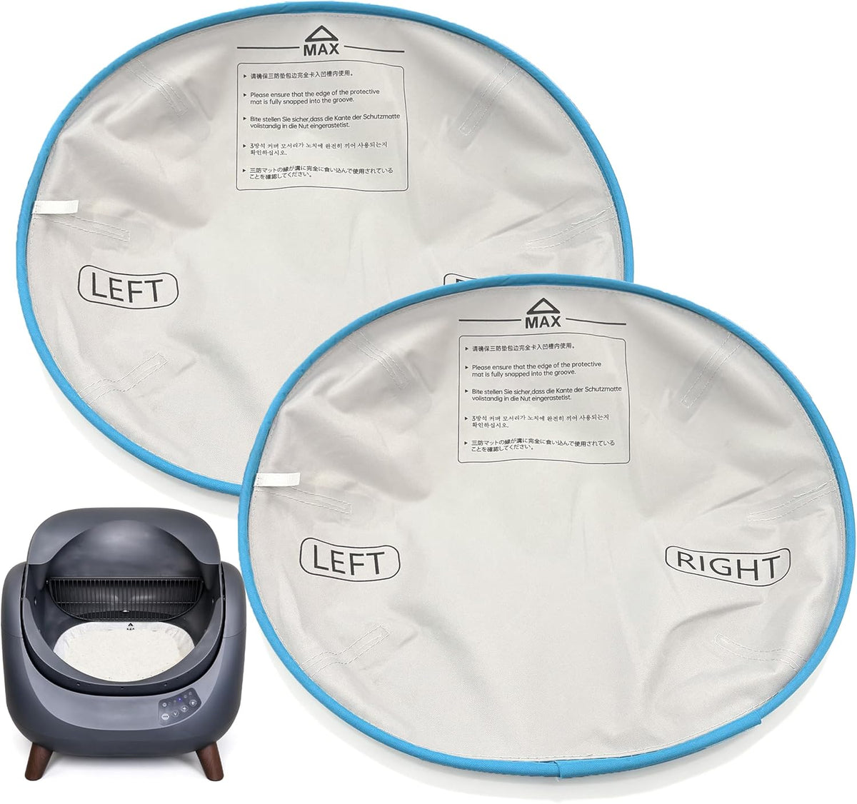 NewKe 2PCS Replaced Cat Litter Pads for CATLINK Open-X Automatic Litter Box