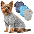 BAOBICUTE 3 Pack Dog Sweaters for Small Dogs Girl Boy Winter Fleece Clothes Warm Soft Dog Sweatshirt Outfit for Dogs Cats Pet Apparel