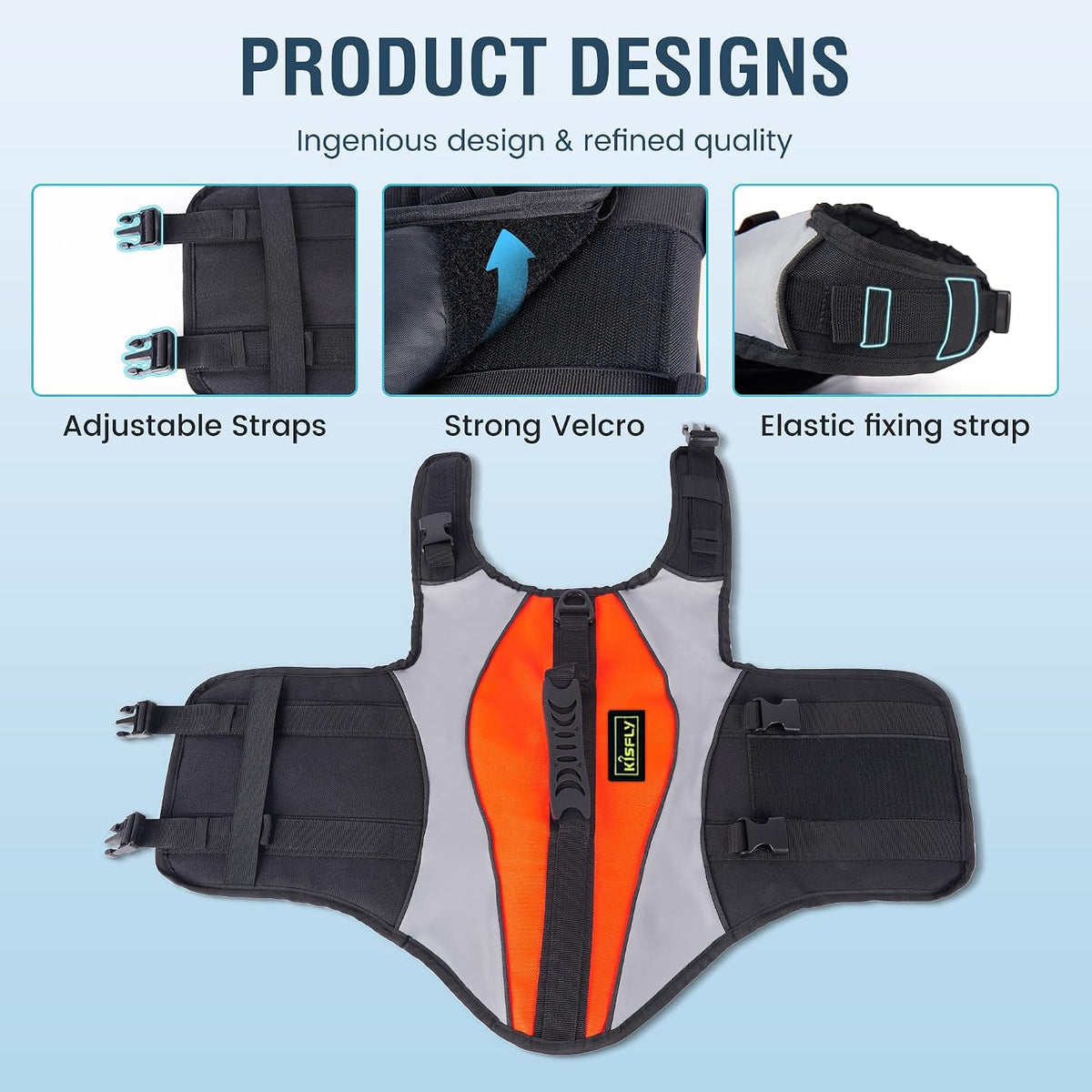 Large Dog Life Jacket XXL, Swimming Vest with Rescue Handle