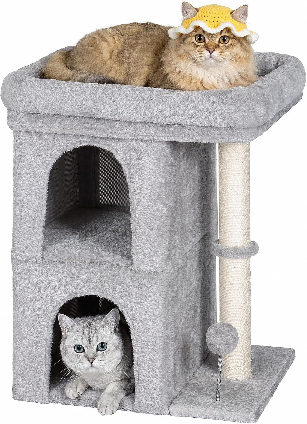 Cat Tree for Large Cats, 20x16.5 Perch Bed for Adult Senior Cats
