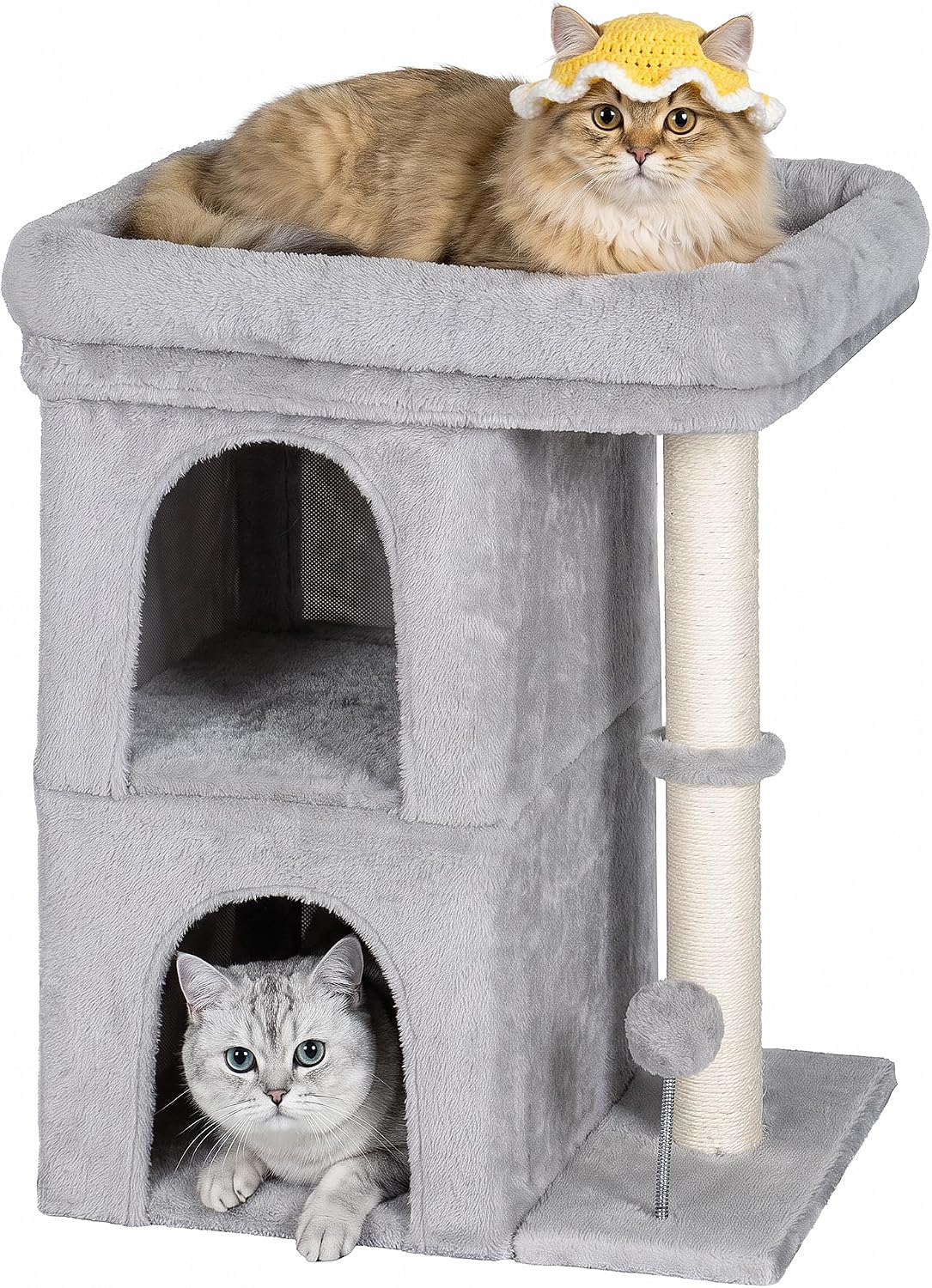 Cat Tree for Large Cats, 20x16.5 Perch Bed for Adult Senior Cats