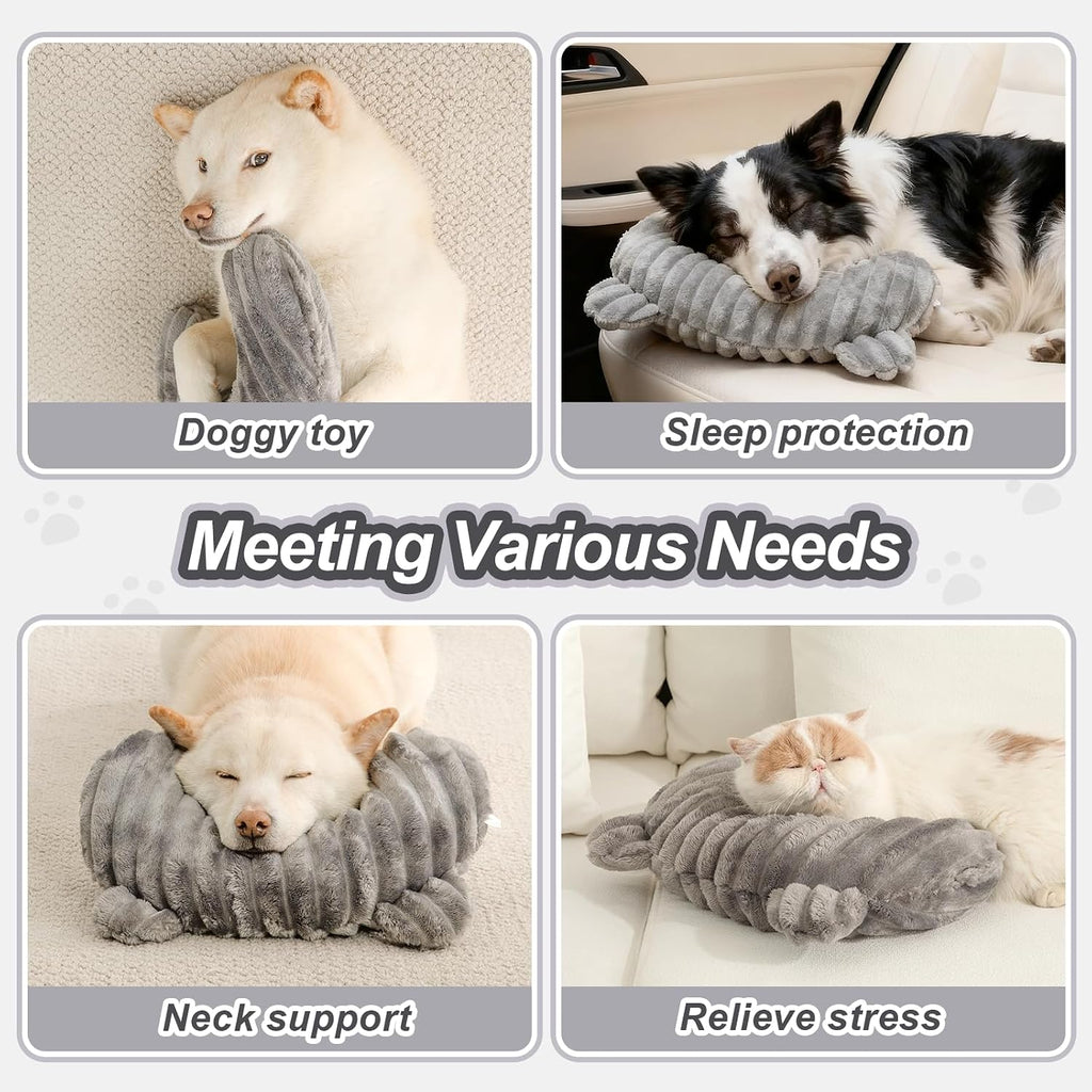 Dog Calming Pillow,Soft and Neck-Friendly,Washable Pet Neck Pillows，14"x9"