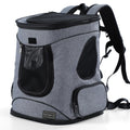Petsfit Dog and Cat Backpack Carrier, Padded Waist Support, Up to 18 lb