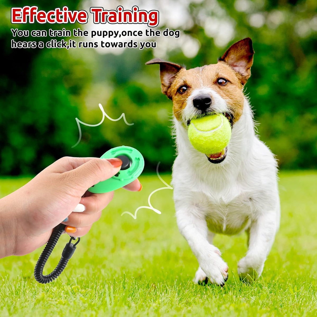 Frienda 18 Pcs Dog Training Clicker with Wrist Strap for Pets, Multicolor
