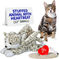 Pet Fit For Life Stuffed Animal with Rechargebale Heartbeat for Cats