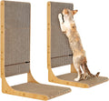 EHEYCIGA 2-Pack Cat Scratcher, 25.6 Vertical Indoor Cardboard Scratch Pad
