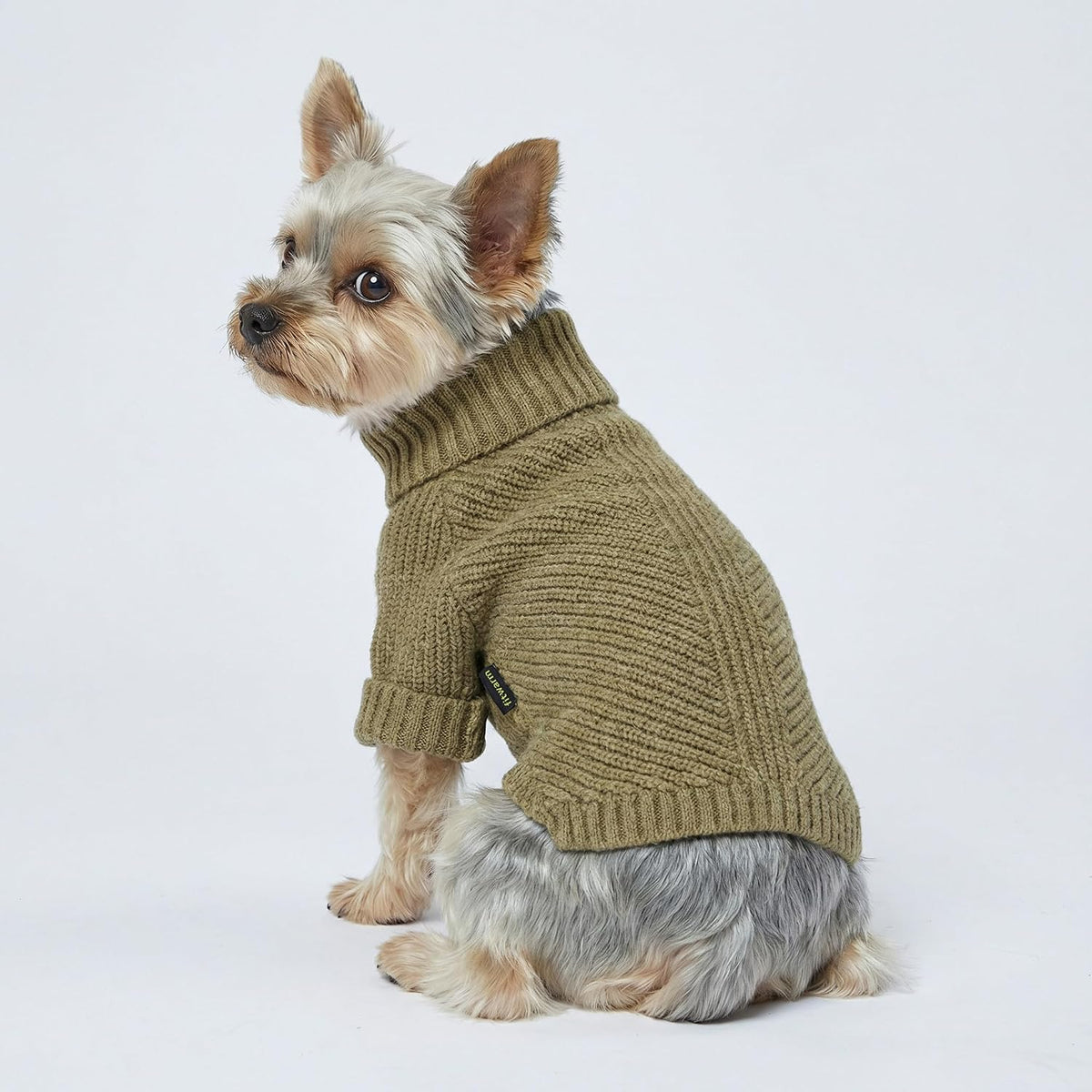 Fitwarm Thermal Knitted Dog Sweater Doggy Winter Coat Pet Clothes Doggie Turtleneck Jacket Puppy Outfits Cat Sweatsuit S