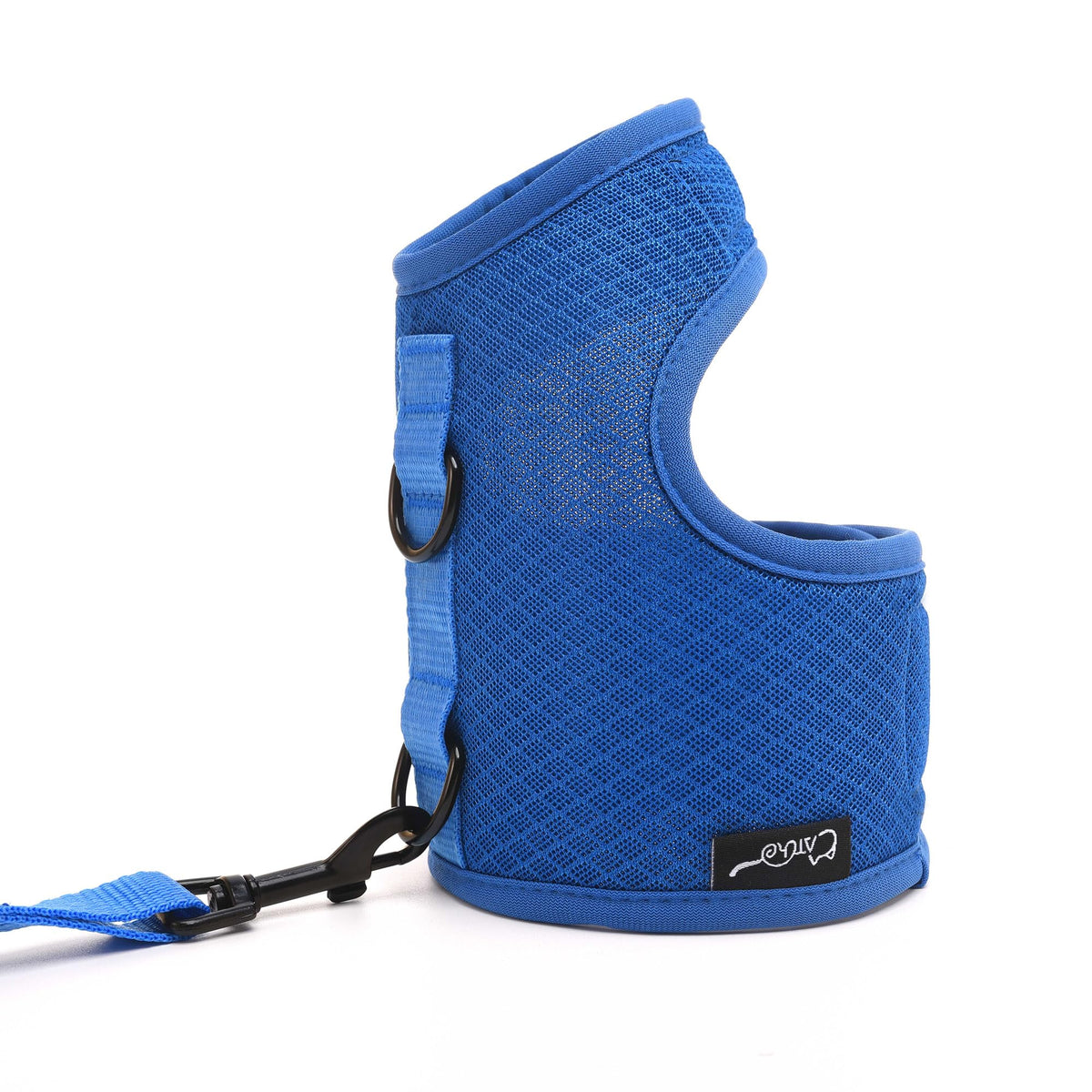 Cat Harness and Leash Set for Walking Escape Proof, Blue, Large
