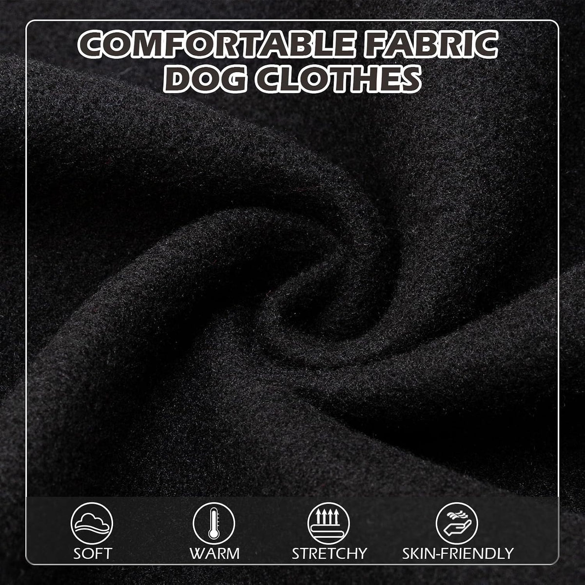 Dog Hoodies for Small Medium Large Dogs,Black L