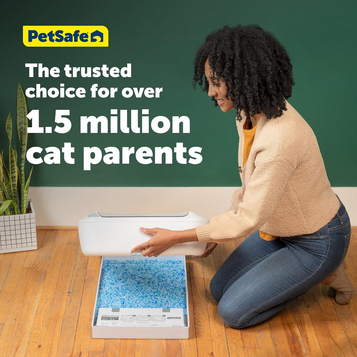 PetSafe ScoopFree Disposable Crystal Cat Litter Tray, Fresh Scent, 6-Pack