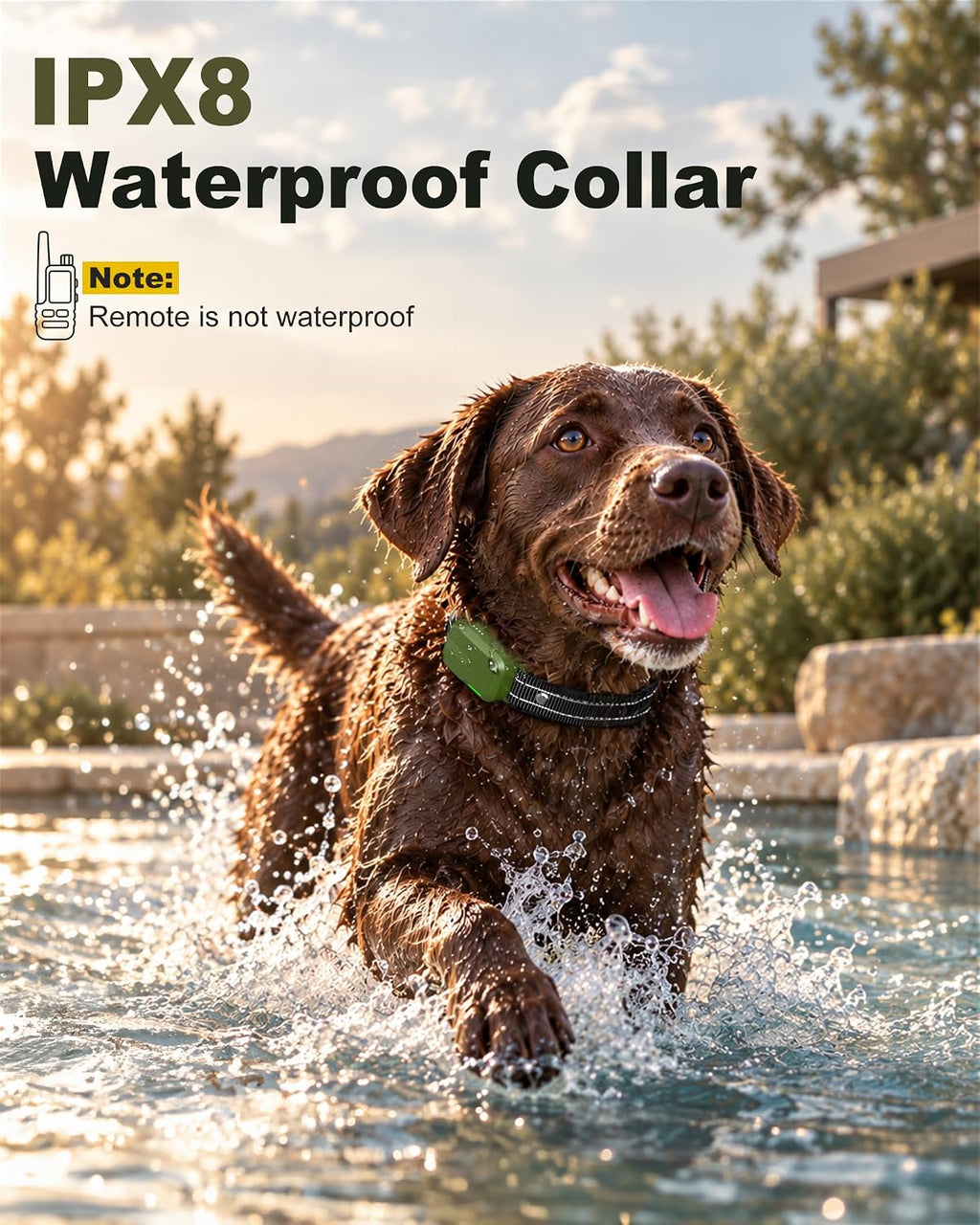 Shock Collar for 2 Dogs, 4500FT Training Collar with Remote for 10-120lbs