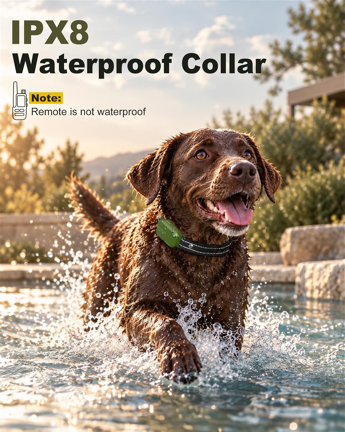 Shock Collar for 2 Dogs, 4500FT Training Collar with Remote for 10-120lbs