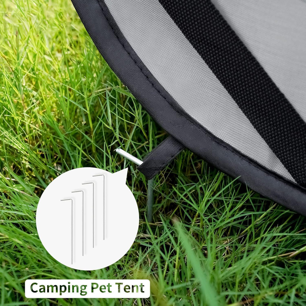 Foldable Dog Kennel for Medium Dogs 36-inch, Portable Waterproof Dog Crate, Pop-Up Indoor/Outdoor Pet Cage & Car Seat Tr