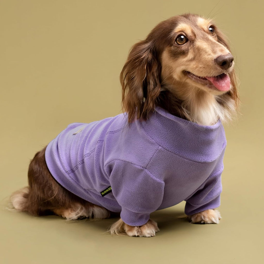 Fitwarm 3 Pack Classic Fleece Dog Sweater, Turtleneck Dog Sweatshirt, Dog Winter Clothes for Small Dogs Boy Girl, Pet Pu