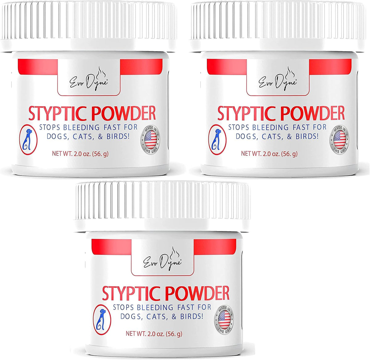Styptic Powder 2 oz for Dogs, Cats & Birds