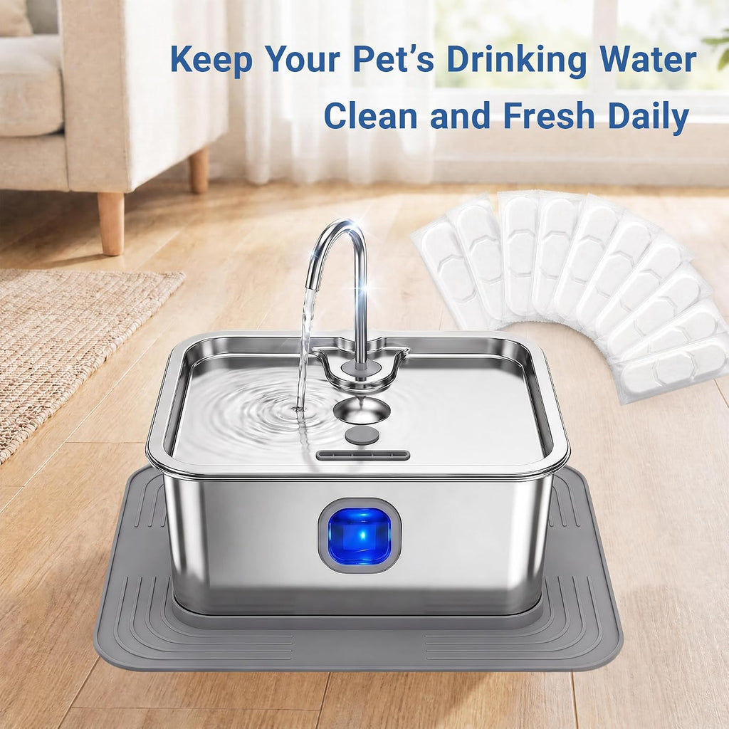 Replacement Dog Water Fountain Filters, 10-Set for 12L/15L/18L